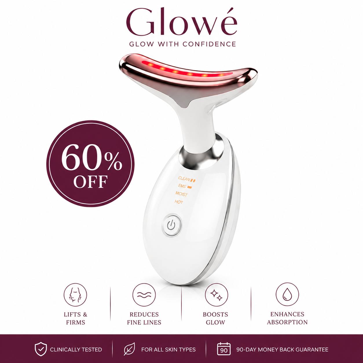 Glowé® 7-in-1 LED Facial Sculptor