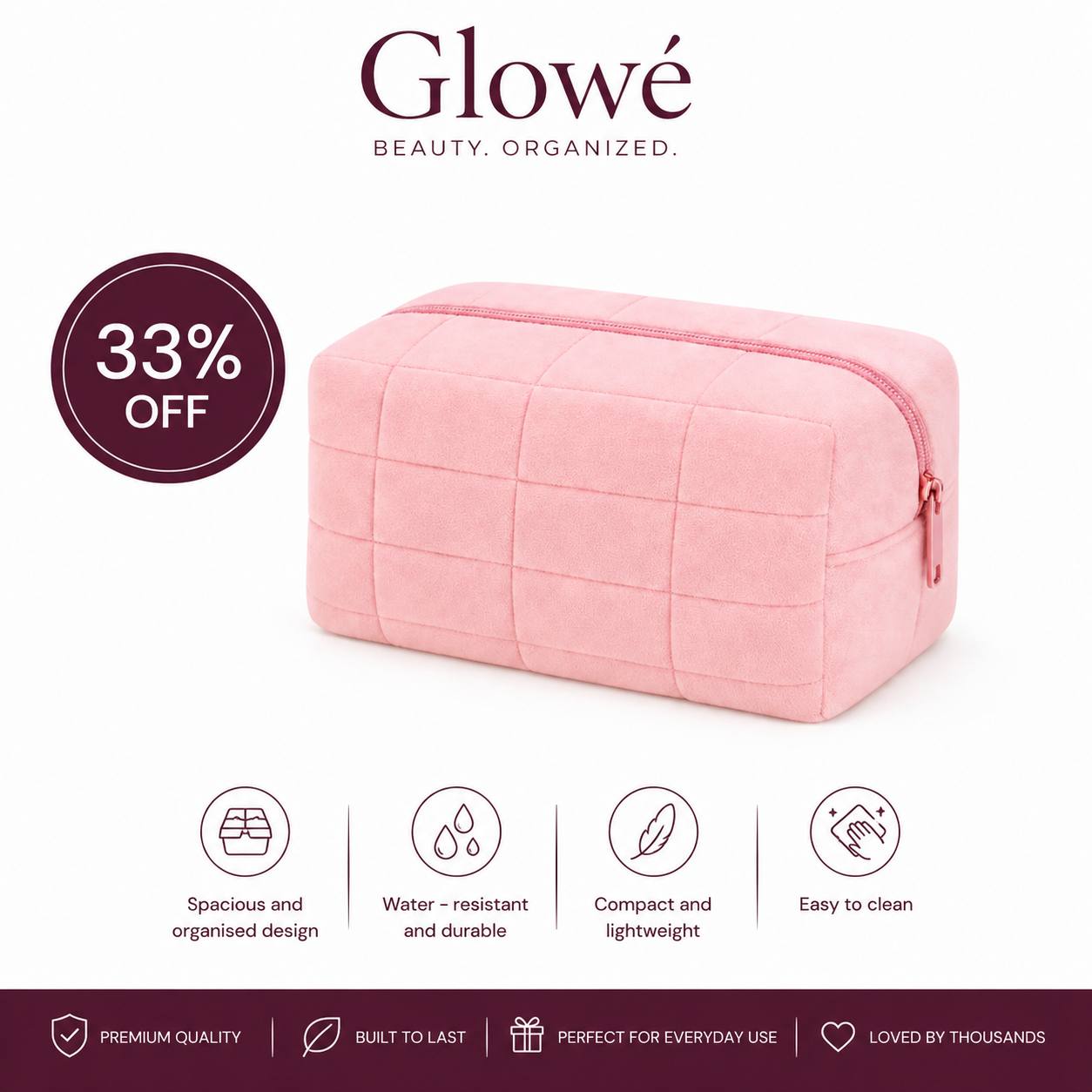 Glowé® LED Face Sculptor Travel Case